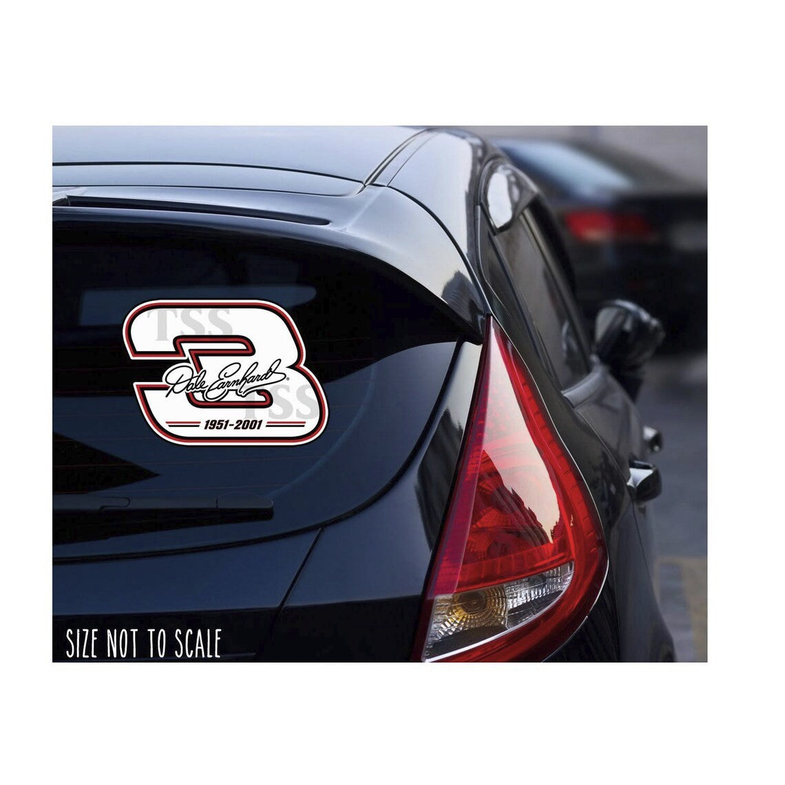 Dale Earnhardt Sr #3 Sticker DecaDecal NASCAR Racing 4” Memorial