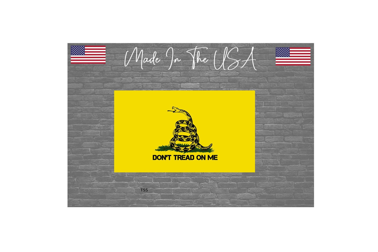 Don't Tread On Me Flag sticker Decal - 2nd Amendment Choose Size
