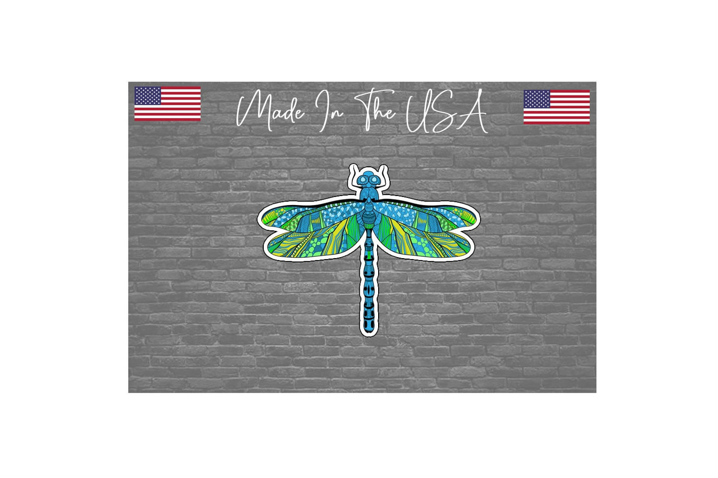 Dragon Fly Sticker Decal for Car Truck SUV Laptop 4"