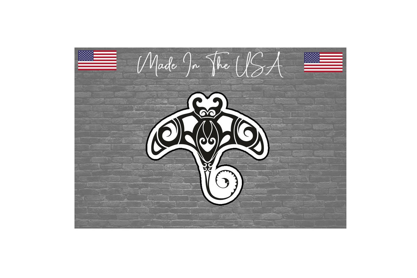 Manta Ray Sticker Decal for Car Truck SUV Laptop 4"