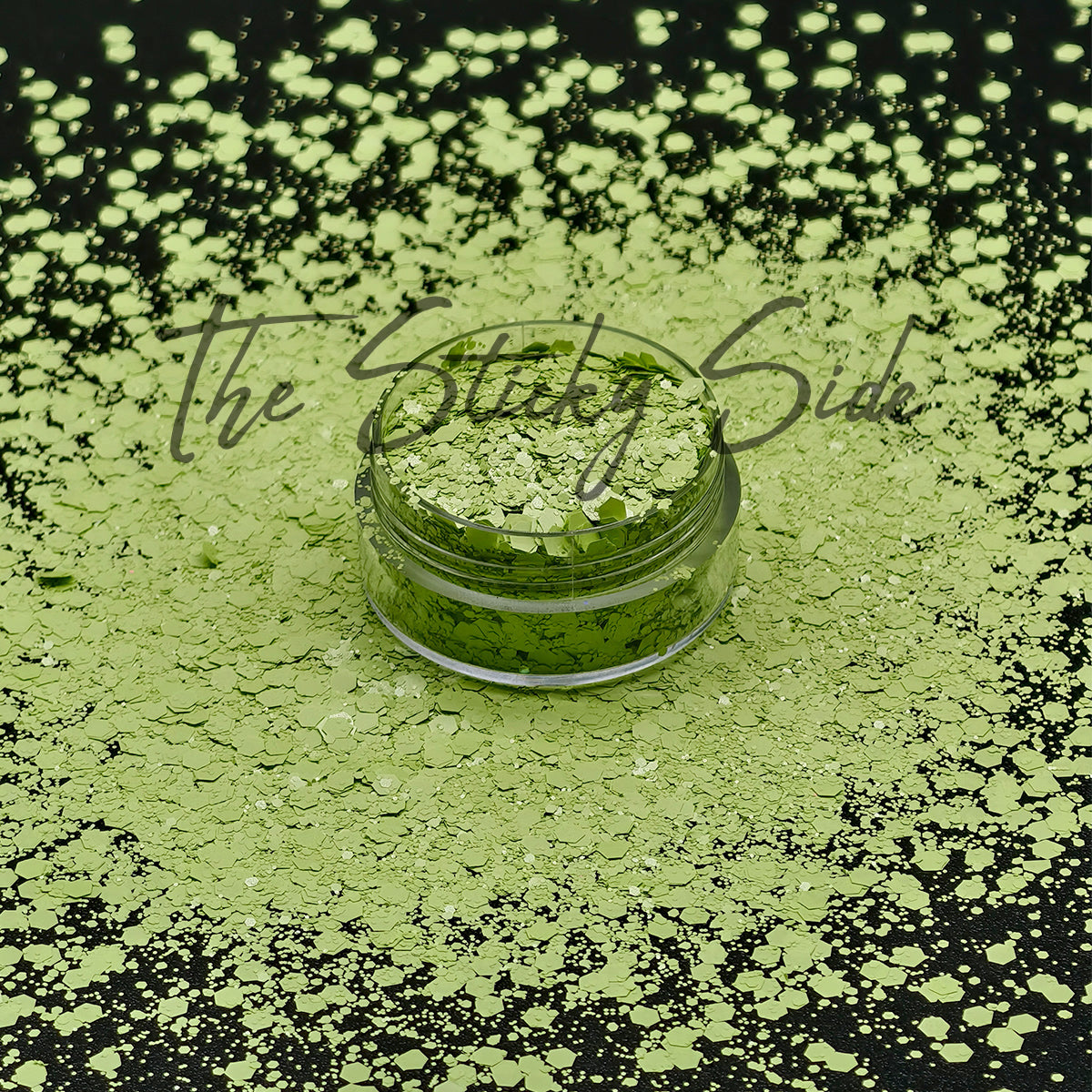 Matcha Chunky Glitter 2oz Shaker