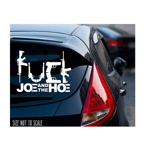Fuck-Biden Sticker Decal Joe  Hoe  Political Fck Fuck Biden Gun Control 2020 2A 12” - The Sticky Side