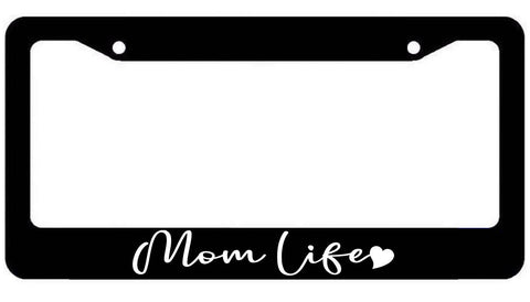 Mom Life License Plate Frame - JDM KDM plate Cover Choose color!