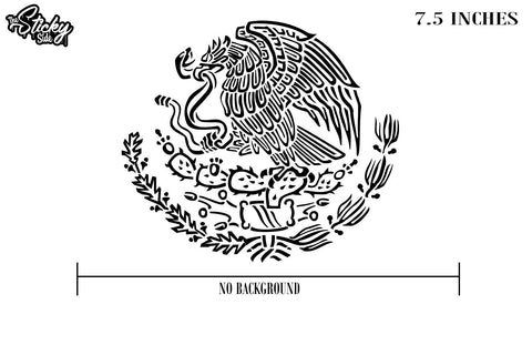 Mexican Coat Of Arms Sticker Decal - Mexco - 7.5&quot;