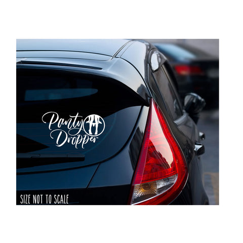 Panty Dropper sticker decal shift racing JDM Funny drift car window 8&quot;