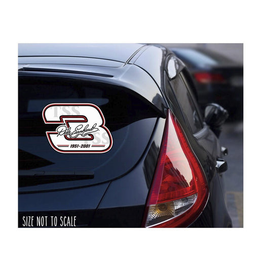 Dale Earnhardt Sr #3 Sticker DecaDecal NASCAR Racing 4” Memorial