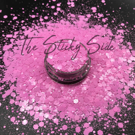 Bubble Gum Chunky Glitter 2oz Shaker