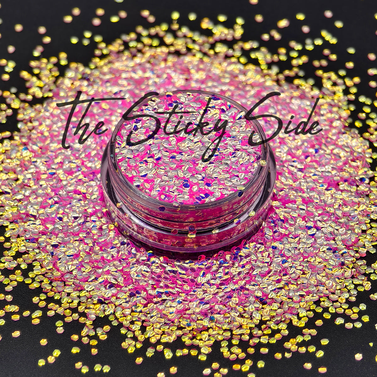 Cotton Candy Bubble Glitter 2oz Shaker