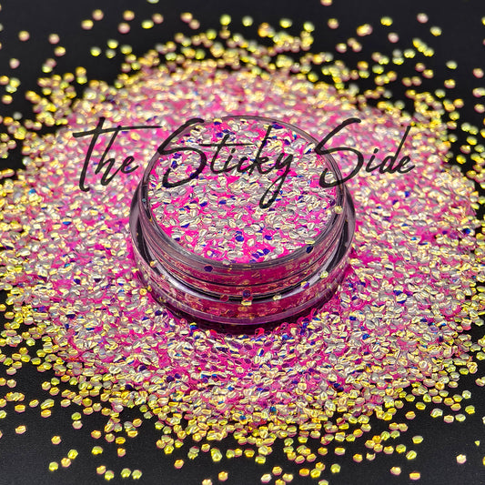 Cotton Candy Bubble Glitter 2oz Shaker