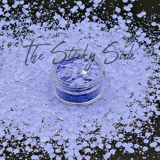 Periwinkle Chunky Glitter 2oz Shaker