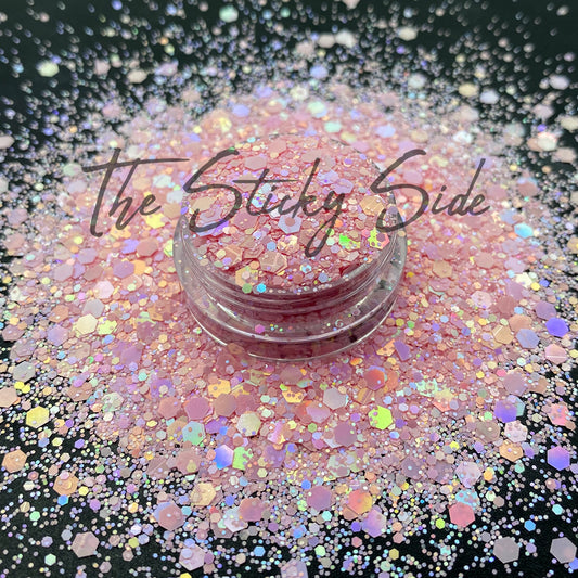Pink Lemonade Chunky Glitter 2oz Shaker