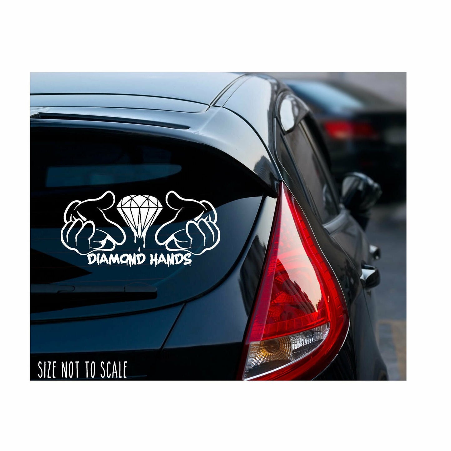 Diamond Hands Sticker Decal - Stocks Funny JDM