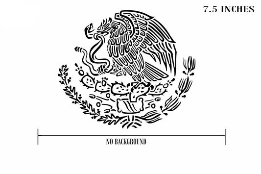 Mexican Coat Of Arms Sticker Decal - Mexco - 7.5"