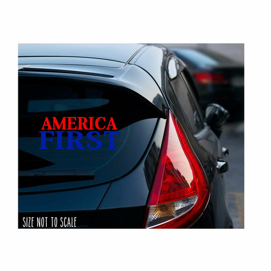America First Sticker Decal Republician 8"