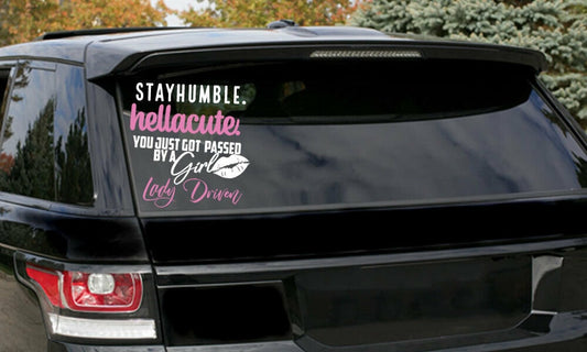 x4 Girl Decal Sticker Lot Pack #2 Lady Chick Funny Race JDM Drift Decal Euro