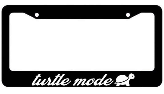 Turtle Mode Hella Slow License Plate Frame Lowered jdm funny low slow