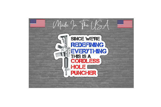 Since We're Redefining Sticker Decal - 2nd amendment sticker f*ck Gun Control 2a Stickers