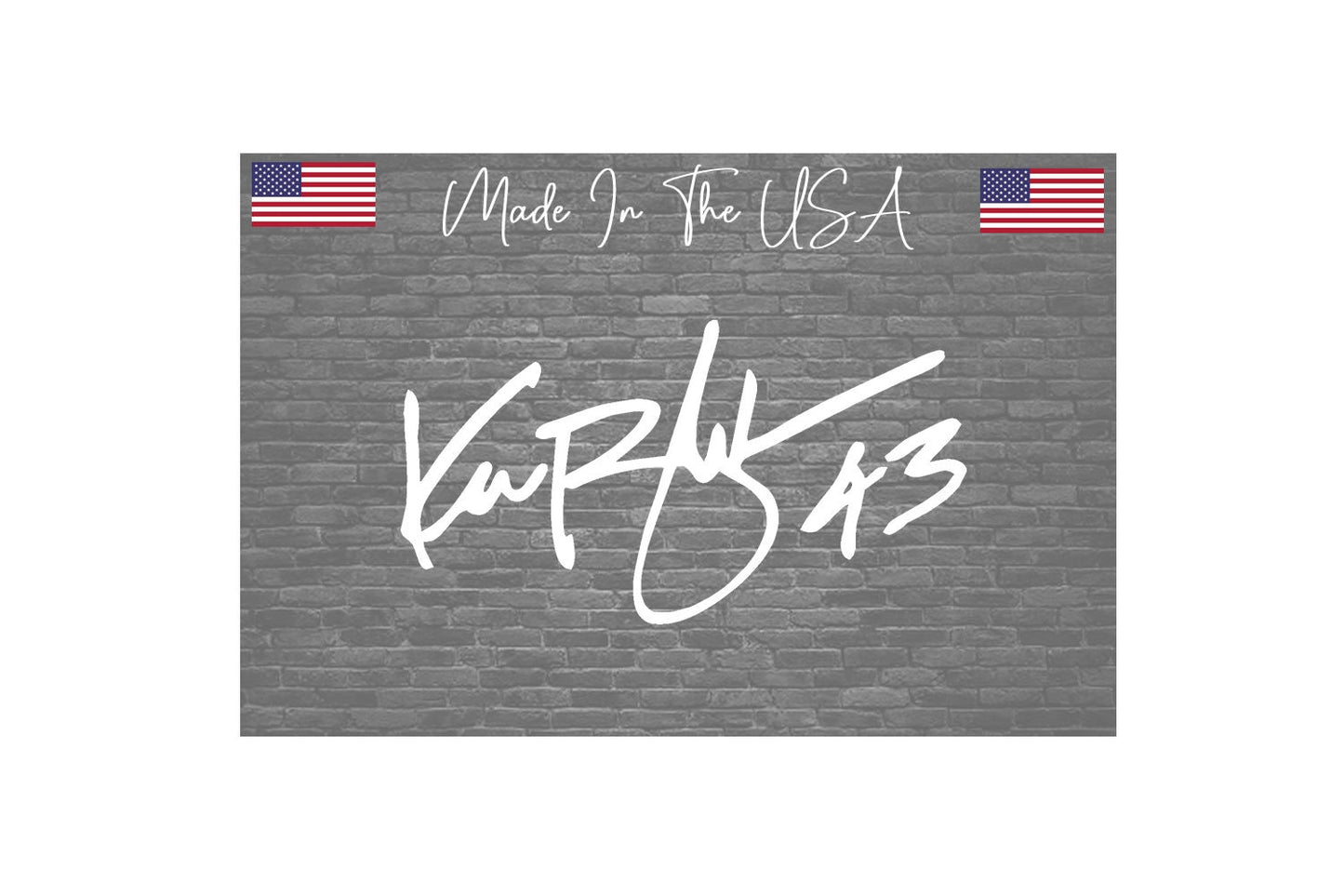 Ken Block Signature Sticker Decal - 5" #43
