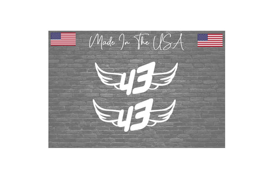 x2 43 Wings Ken Block Sticker Decal - 4.5" #wings