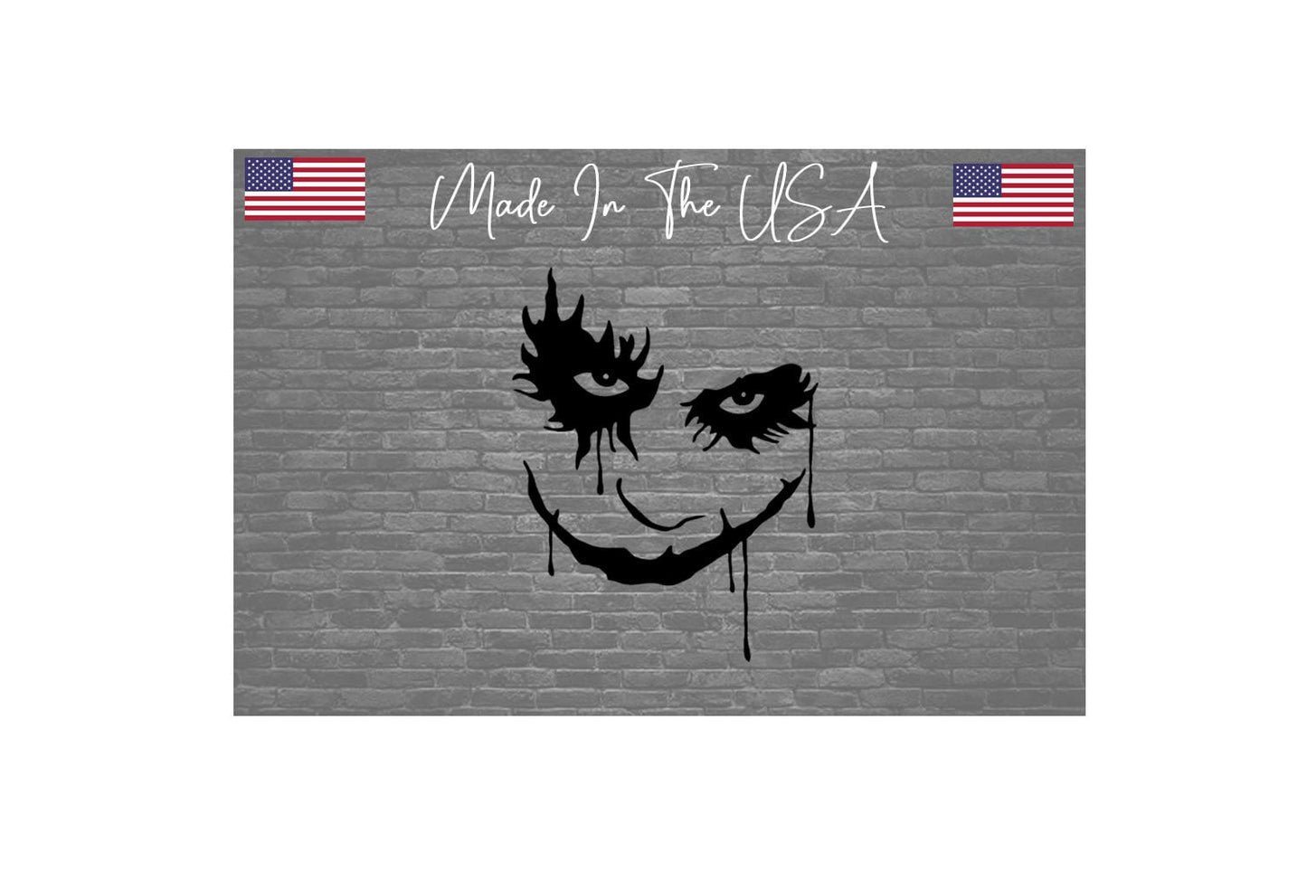 Joker Drip Face Sticker Decal Pack - Why So Serious Choose Color