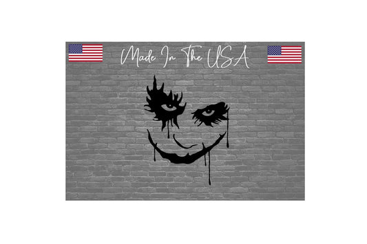 Joker Drip Face Sticker Decal Pack - Why So Serious Choose Color