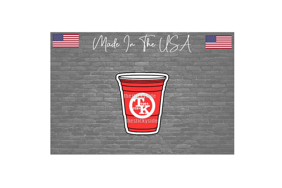Toby Keith Sticker Decal Legend Music Laptop Car Truck SUV 4" Red Solo White
