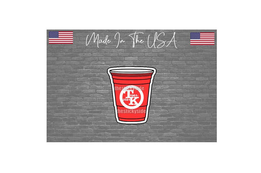 Toby Keith Sticker Decal Legend Music Laptop Car Truck SUV 4" Red Solo White