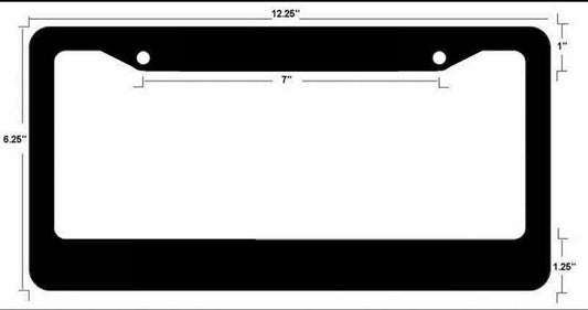 Eat Beef License Plate Frame Car Truck SUV