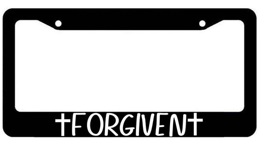 Forgiven License Plate Frame Christian Car Truck SUV Christ Cross