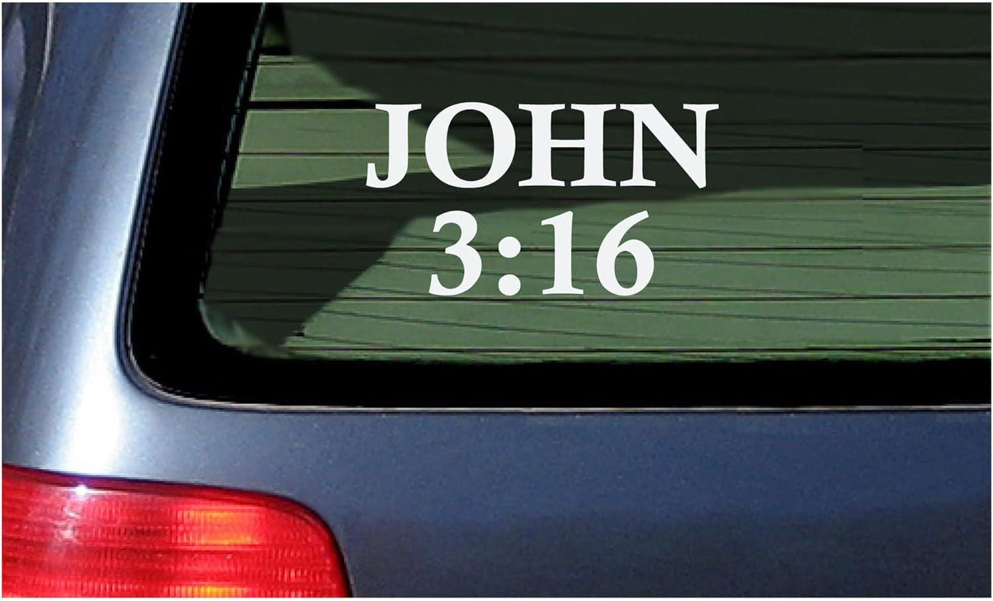 John 3:16 Bible Verse Car Window Sticker Religious 316 Christ Decal Jesus 6"