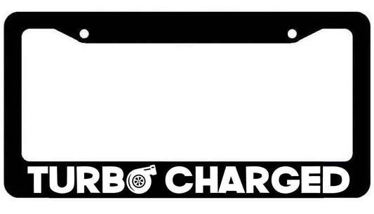 Turbo Charged License Plate Frame JDM Car Truck SUV
