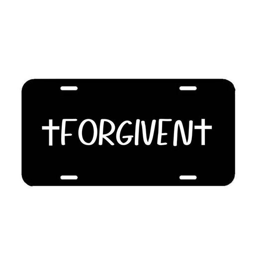 Forgiven Front License Plate Frame Car truck SUV Christian Christ Holy