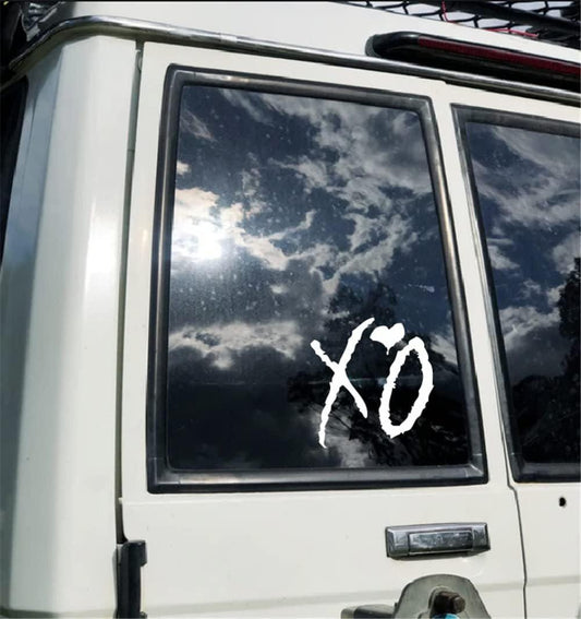 XO Love Vinyl Sticker Car Truck Window Laptop Wall Art Decal 7”