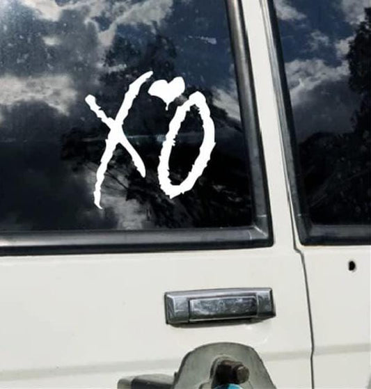 XO Love Vinyl Sticker Car Truck Window Laptop Wall Art Decal 5.9"