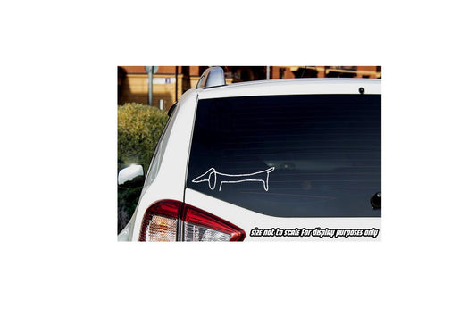 Picasso dachshund sticker decal for car truck suv  4"